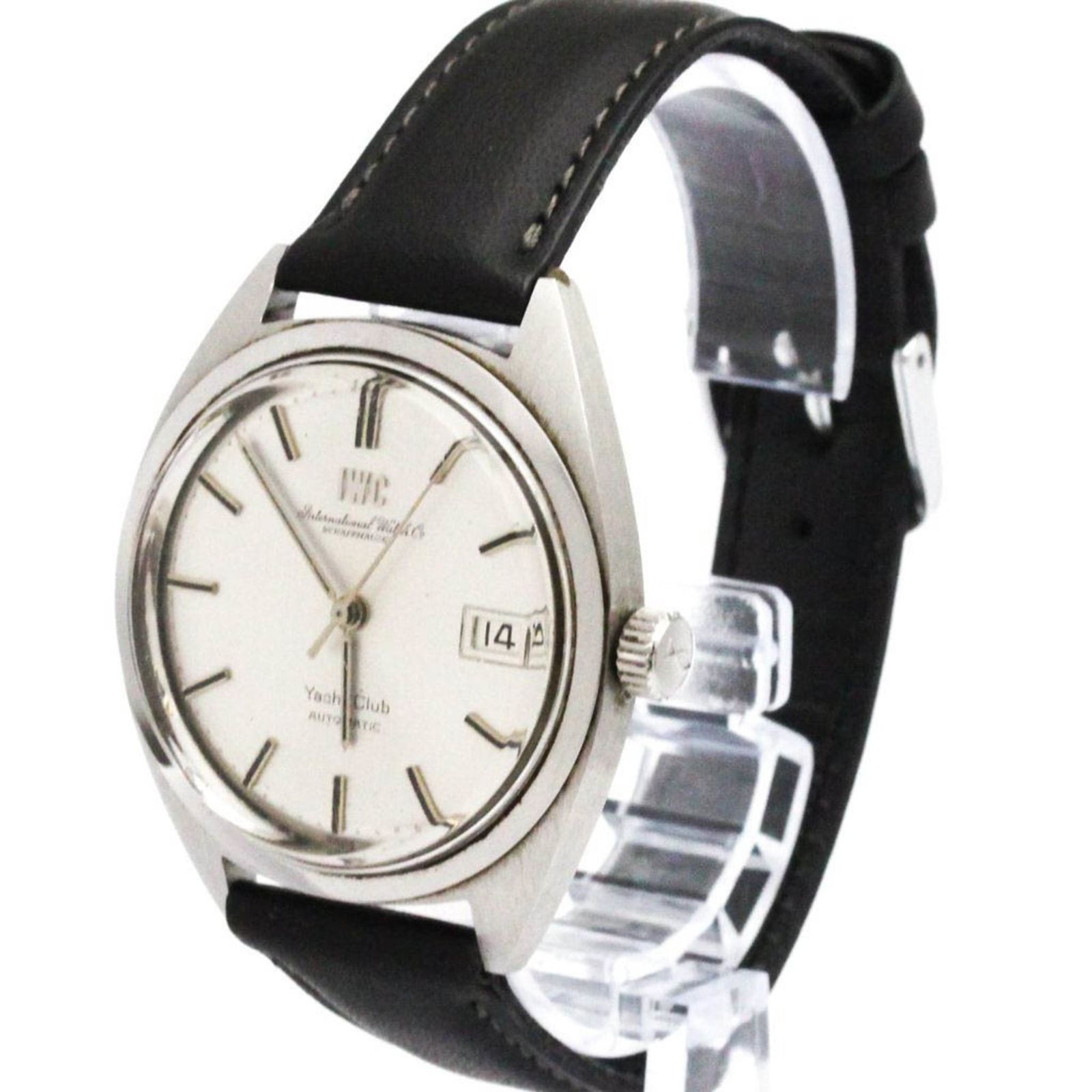 IWC ヨットクラブステンレススチール レザー 自動巻き メンズ 時計