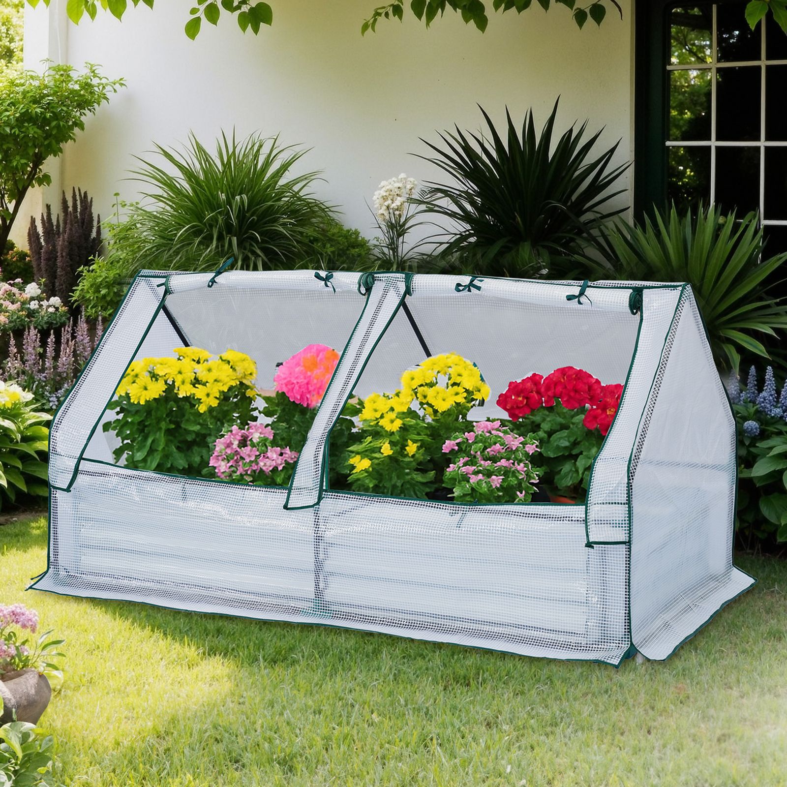 数量限定セール」 レイズドベッド ガーデンベッド ビニールハウス 188