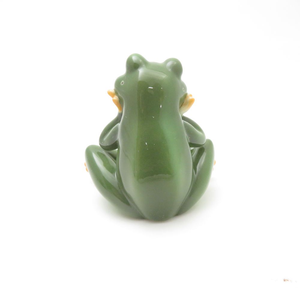 美品 FRANZ フランツ FZ02576 かえる カエル 蛙 オブジェ SY13546V2