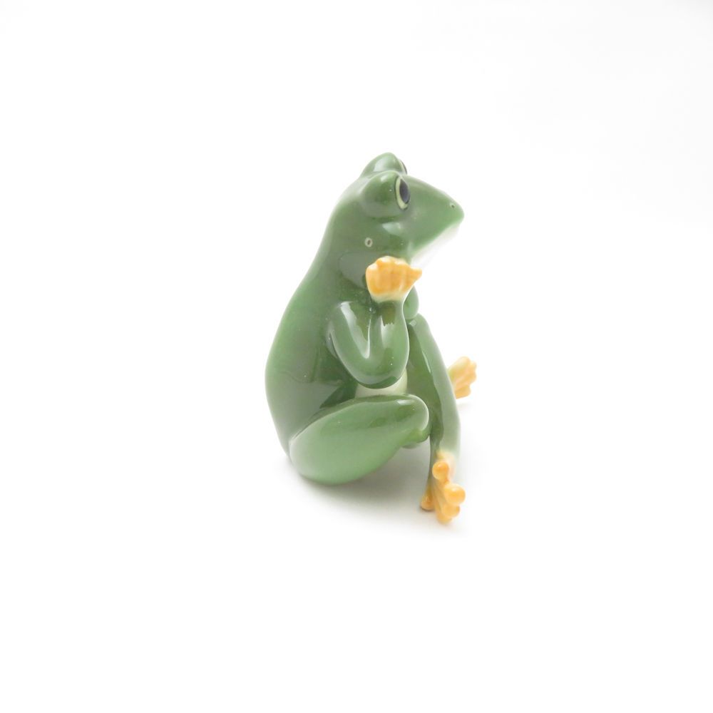 蛙 美品 FRANZ フランツ FZ02576 かえる カエル 蛙 オブジェ SY13546V2