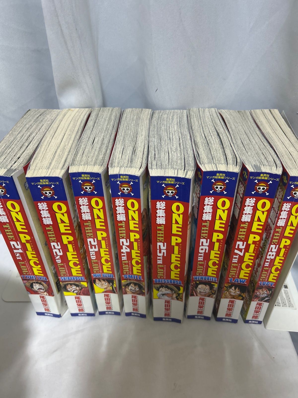 付録揃 ワンピース総集編コミック8冊セットthe 21th～28th 全巻付録付き、ONE PIECE 総集編 8冊セット 21～28巻相当【_sx-lt