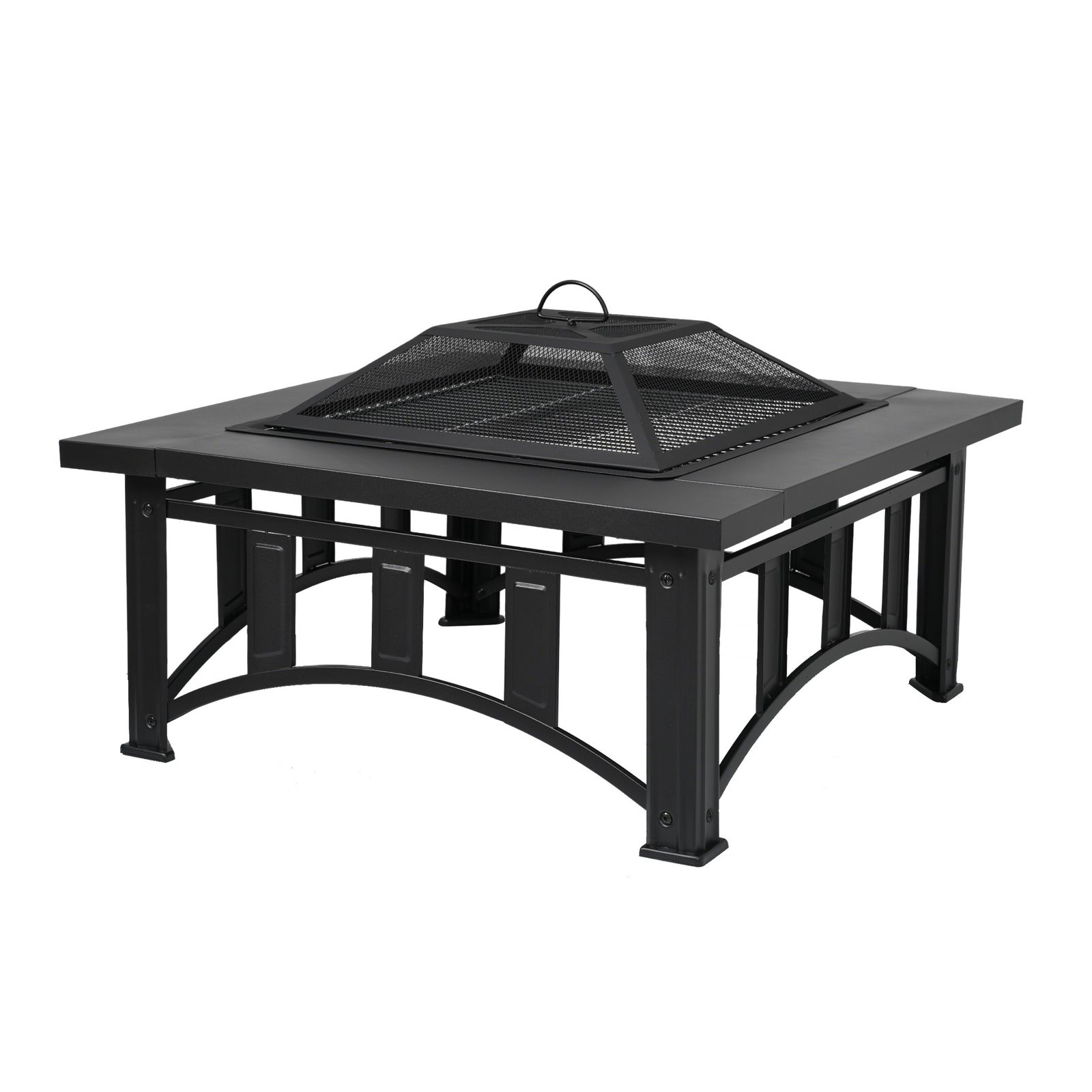 【ブラック】バーベキューコンロ 焚火台 大型焚火 ファミリーキャンプ 数量限定セール」 ファイヤーピット 焚き火台 バーベキューコンロ 焚火