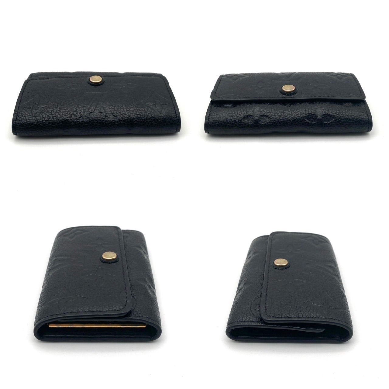 ルイヴィトン アンプラント ミュルティクレ6 キーケース ブラック RFID