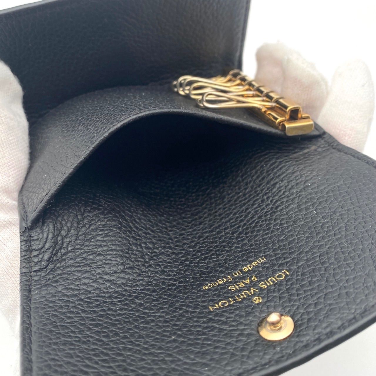 極美品✨ルイヴィトン アンプラント キーケース　ミルティクレ６　最新RFID ルイヴィトン アンプラント ミュルティクレ6 キーケース ブラック RFID