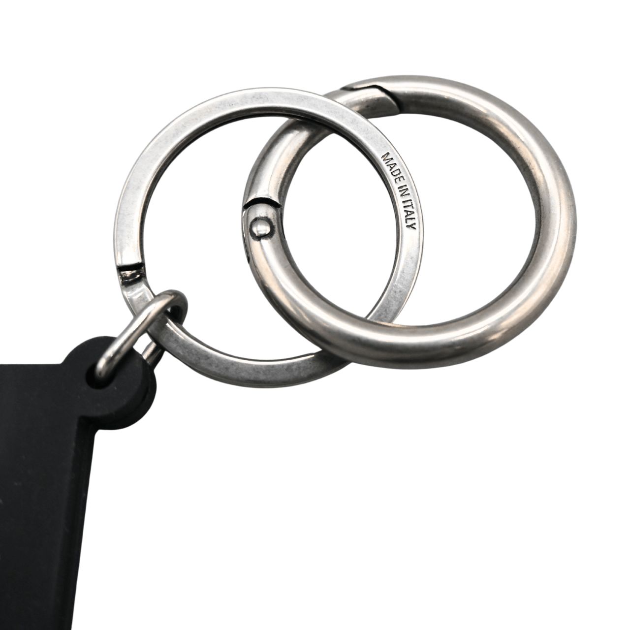 BALENCIAGA バレンシアガ ロゴ ラバー キーチャーム ブラック ホワイト