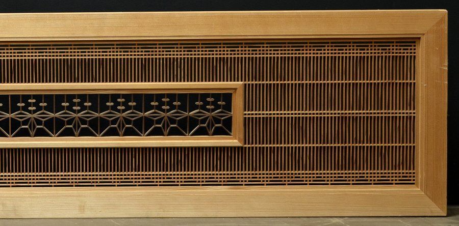 蔵A5814】建具 欄間 組子細工 一対 古民家座敷 ※沖縄発送不可 - メルカリ