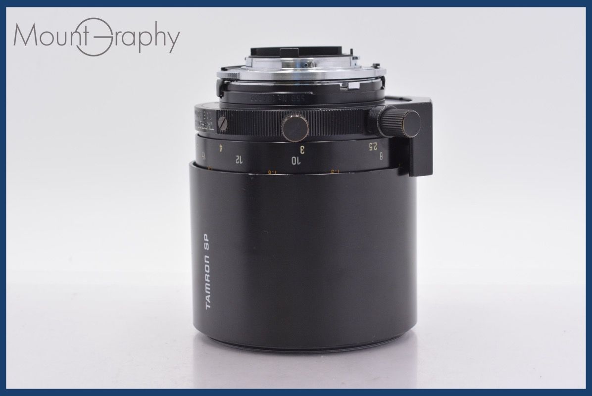 タムロン TAMRON SP 500mm F8 TELE MACRO 5° BBAR MC 前後キャップ、前