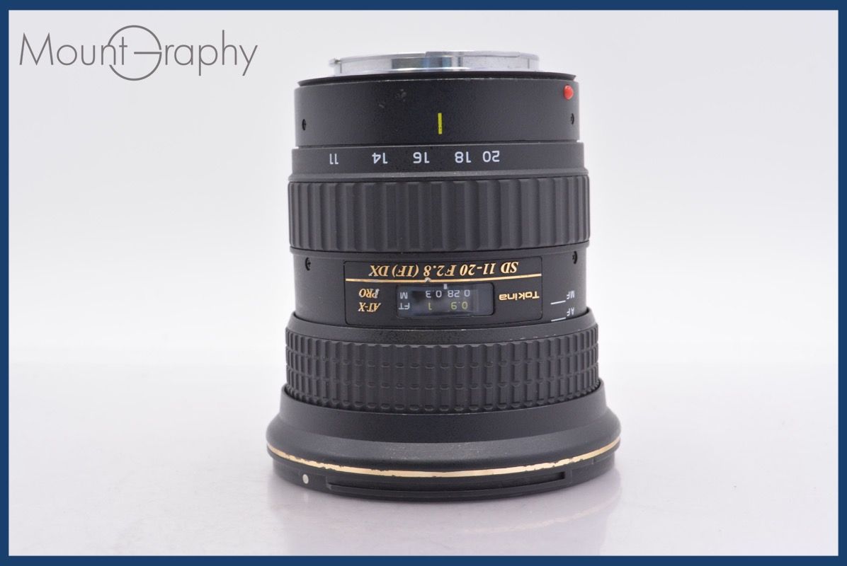 特別 トキナ Tokina SD 11 20 mm F 2 8 IF DX 前後キャップ付 キヤノンEF用 AF 同梱無料 R 271