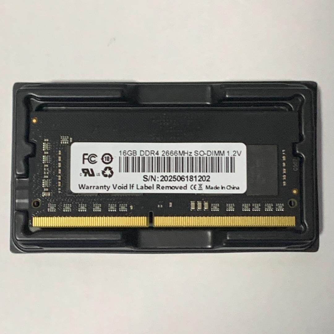 C054 新品 ノート用メモリ 16GB 1枚 DDR4 2666Mhz C054 新品 ノート用メモリ 16GB 1枚 DDR4 2666Mhz - メルカリ