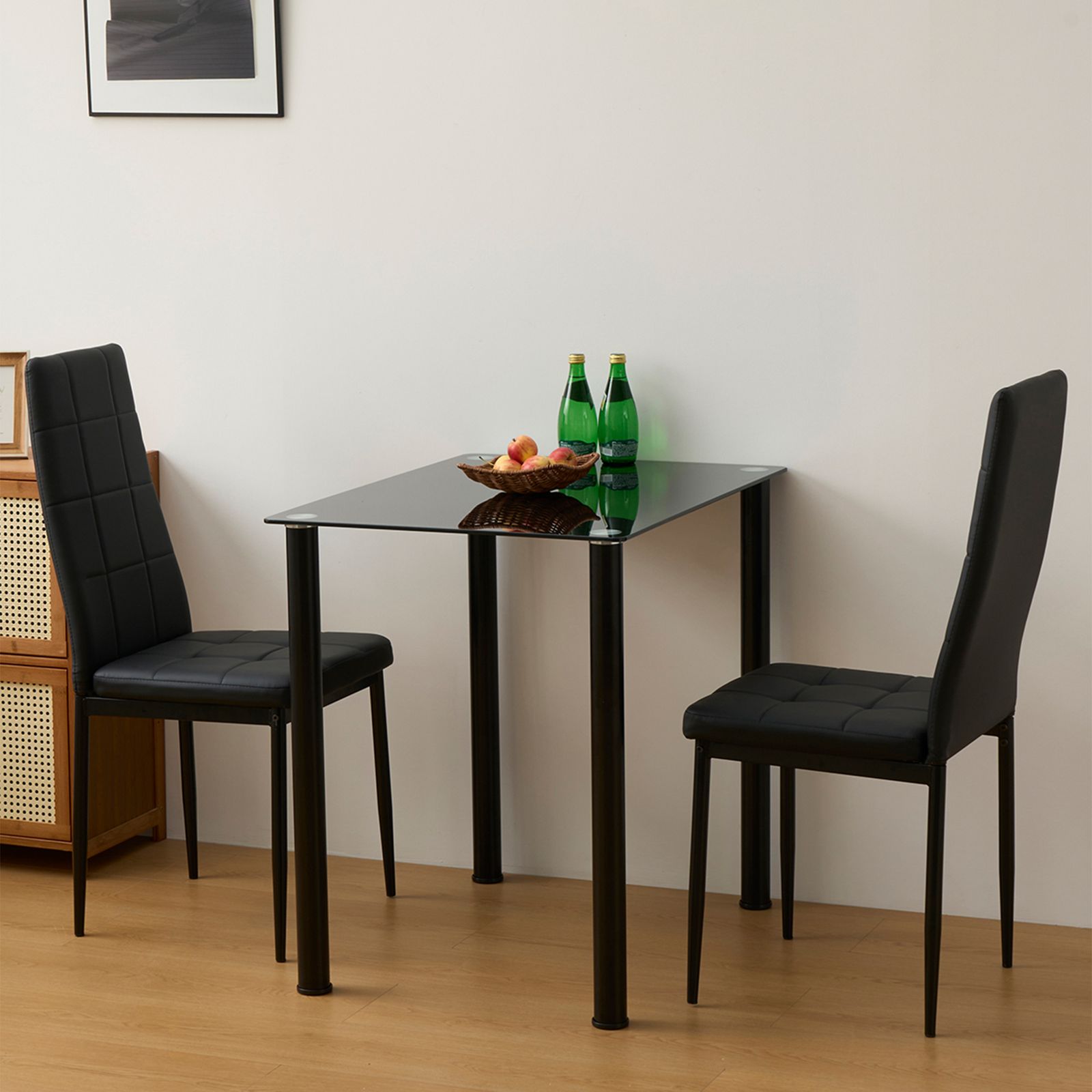 数量限定セール」 PUレザーダイニングチェア ハイバック ボックス