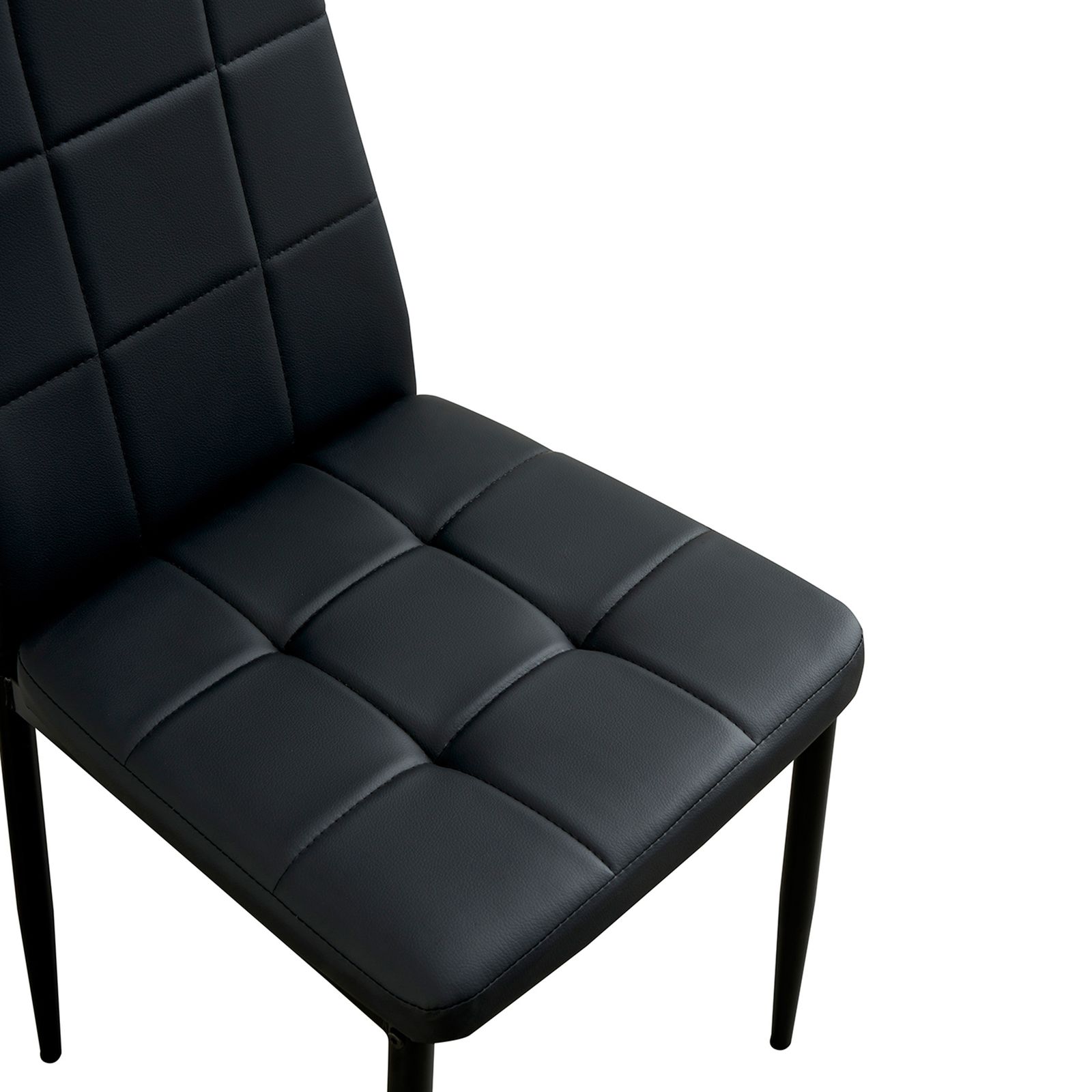 数量限定セール」 PUレザーダイニングチェア ハイバック ボックス