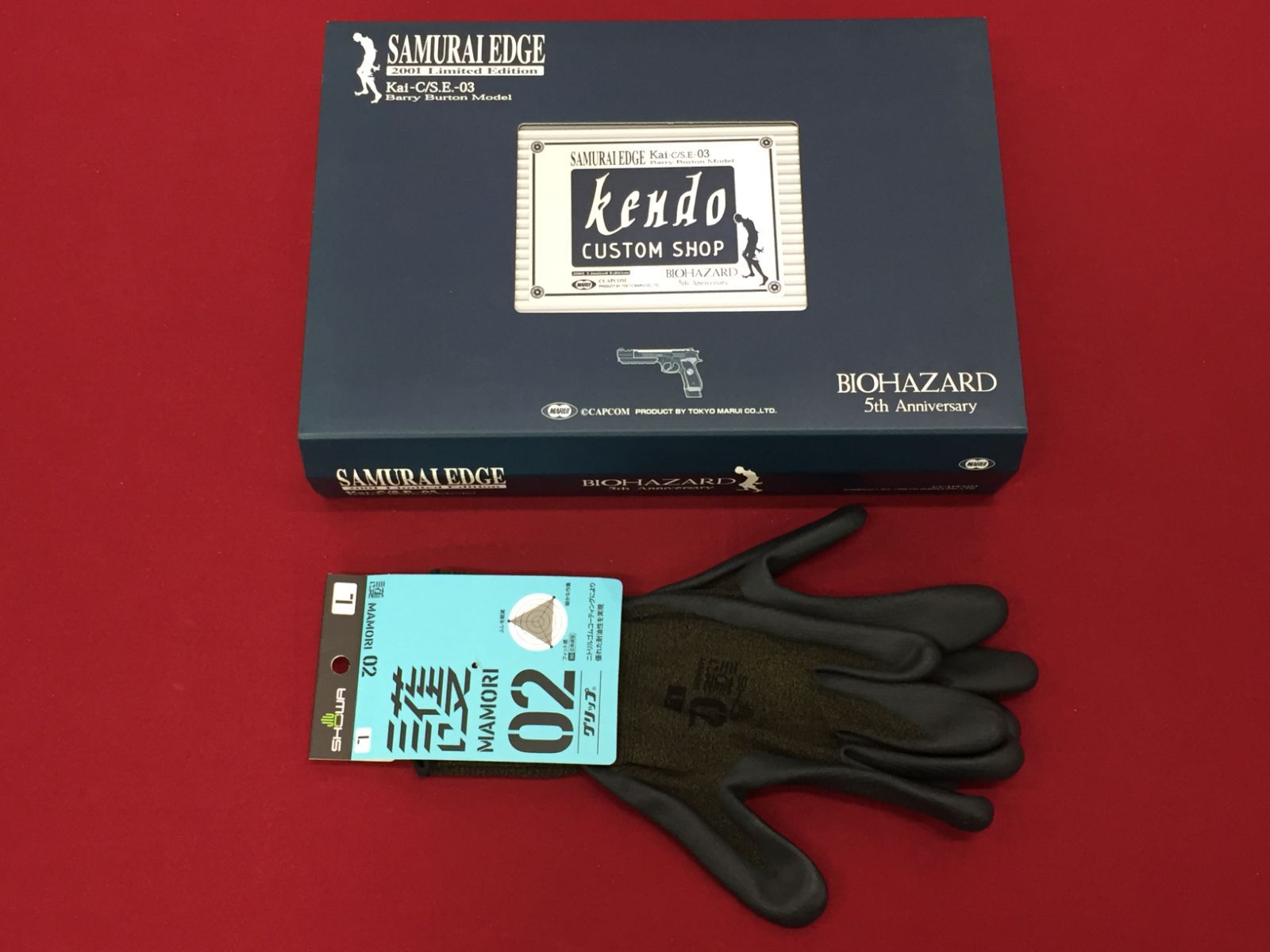 合法 一部難有 東京マルイ ガスガン サムライ エッジ カイ-03 バリー バートン モデル バイオハザード 品 ガスブローバックモデル 手袋付き 707 Tokyo Marui Gas Samurai Edge resident evil