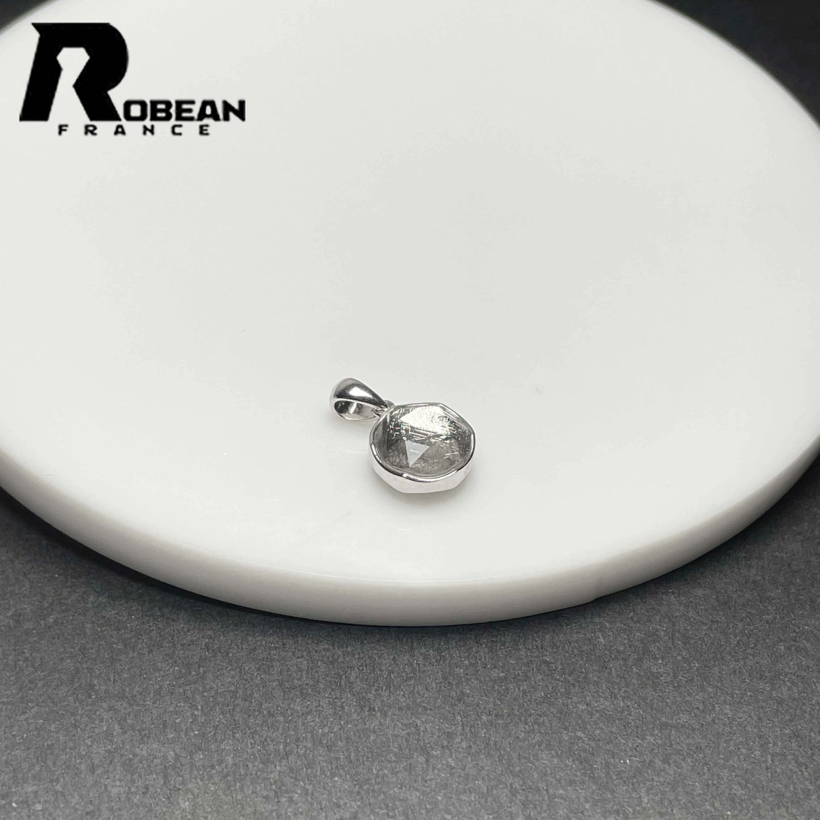 貴重 EU製 定価7万円☆ROBEAN・シルバーギベオン隕石☆六芒星