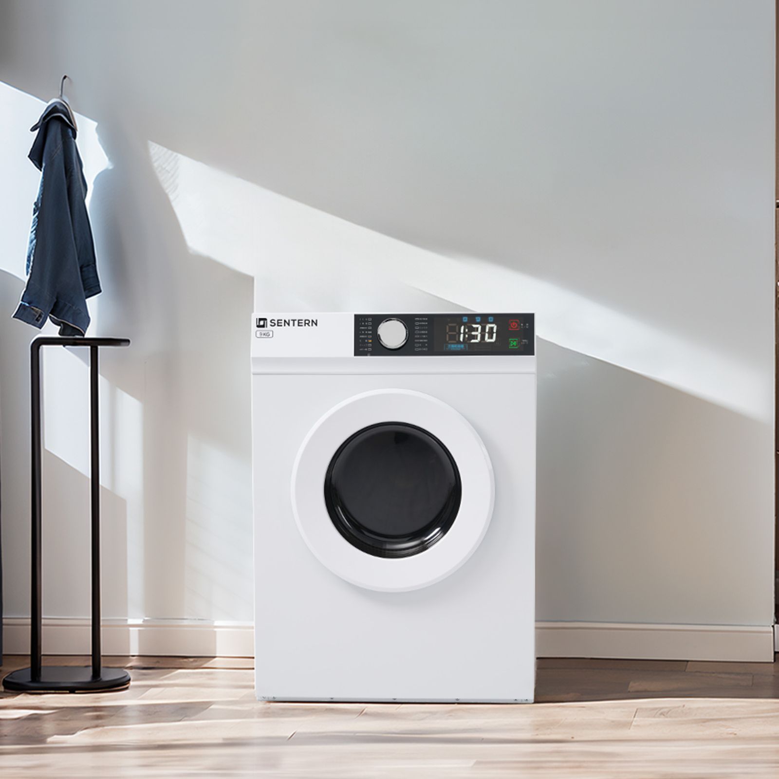 衣類乾燥機 9 kg 家庭用 大容量乾燥機 自動乾燥 温度調節 除湿 高温除菌 衣類 乾燥 1人暮らし 1人用 2人用 3人用 4人用 ドラム式 布団乾燥 湿気対策 梅雨 カビ対策 花粉 洋服 やさしく乾燥 おしゃれ