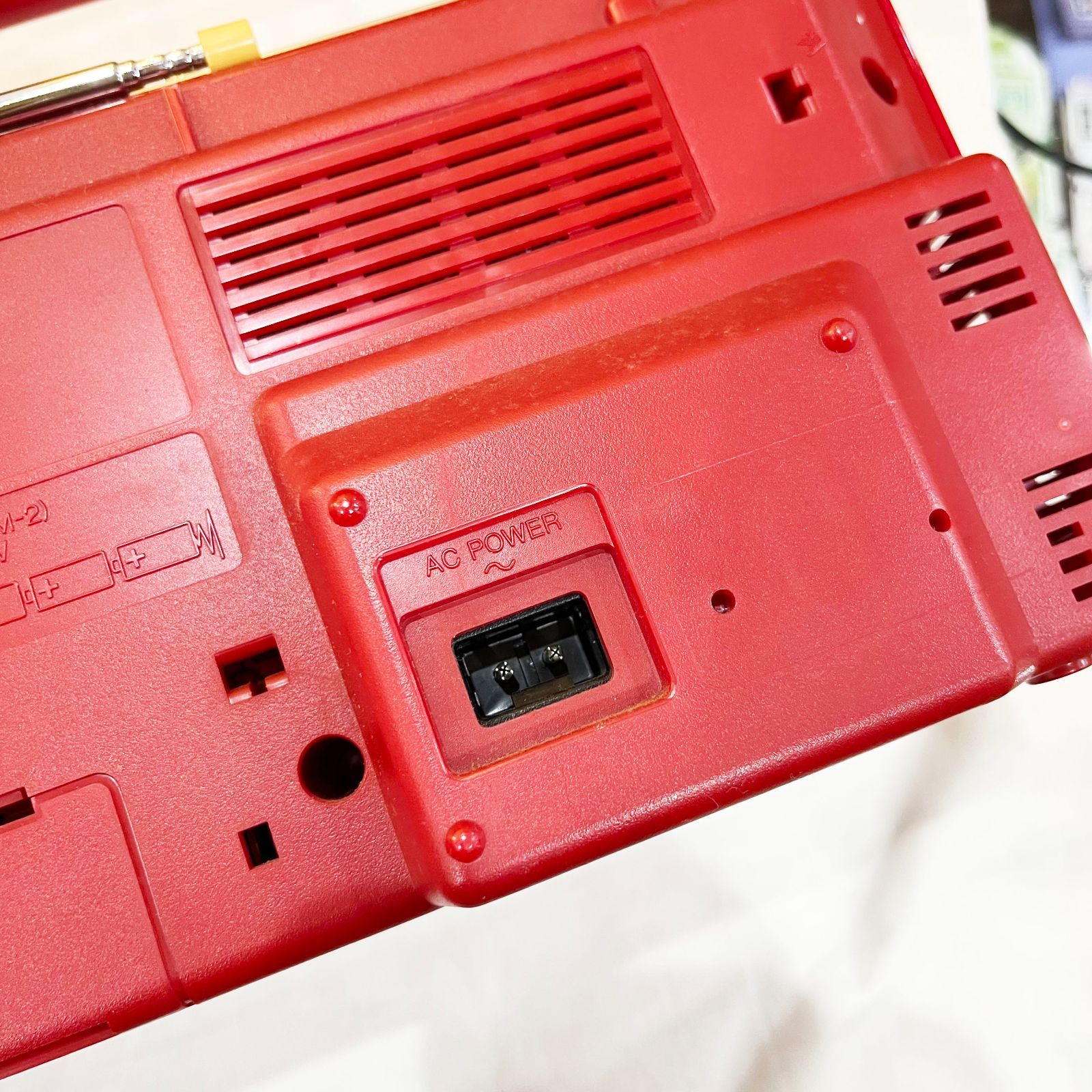 ジャンク○TOSHIBA/東芝○ラジオダブルカセットコーダー SUGAR RT-SW7