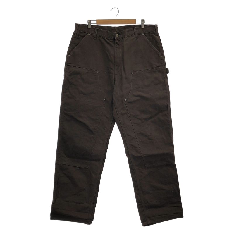 Carhartt ダブルニーデニムパンツ サイズ38 x 32 ダークブラウン カーハート 91
