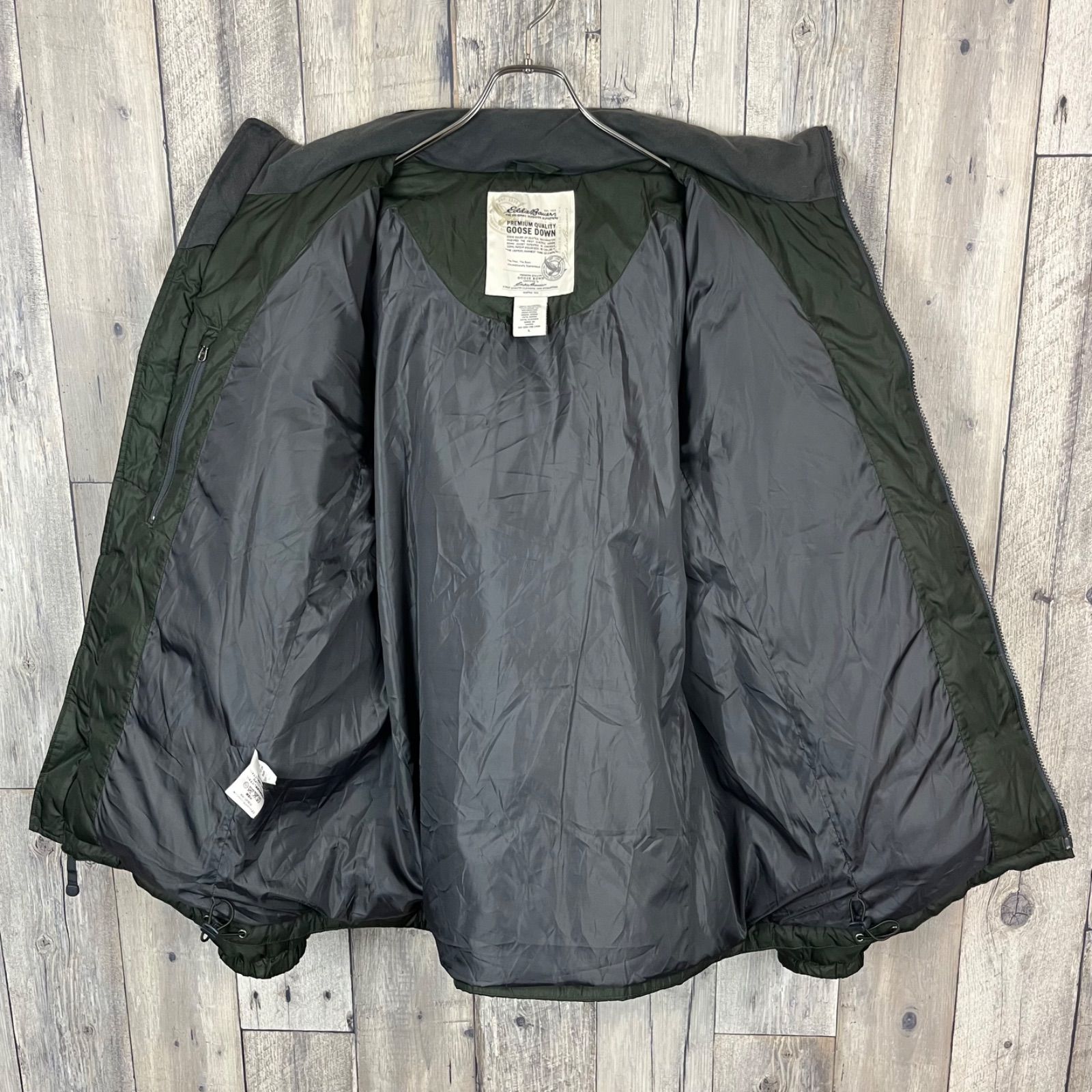 EDDIE BAUER エディーバウアー PREMIUM QUALITY GOOSE DOWN 肉厚 