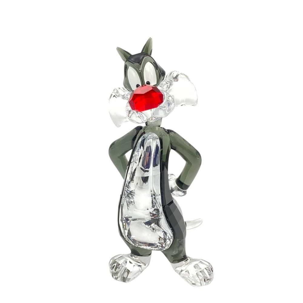 スワロフスキー SWAROVSKI ルーニー テューンズ シルベスター オブジェ 置物 5470345 クリア