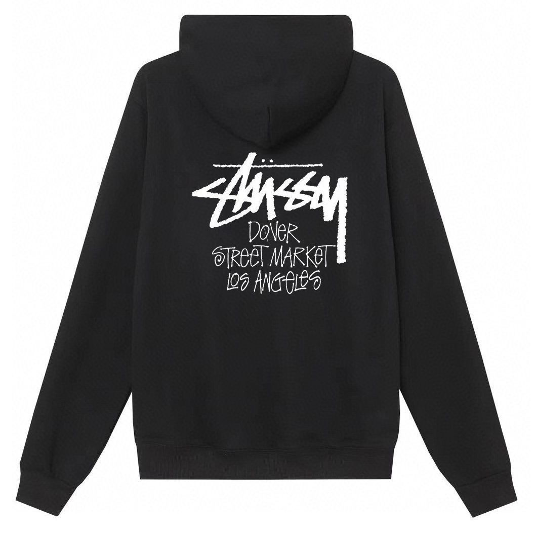 stussy 23AW Classic Dot Hoodie パーカー STUSSY◇23AW/Classic Dot Hoodie/ジップパーカー/S/コットン/BLK