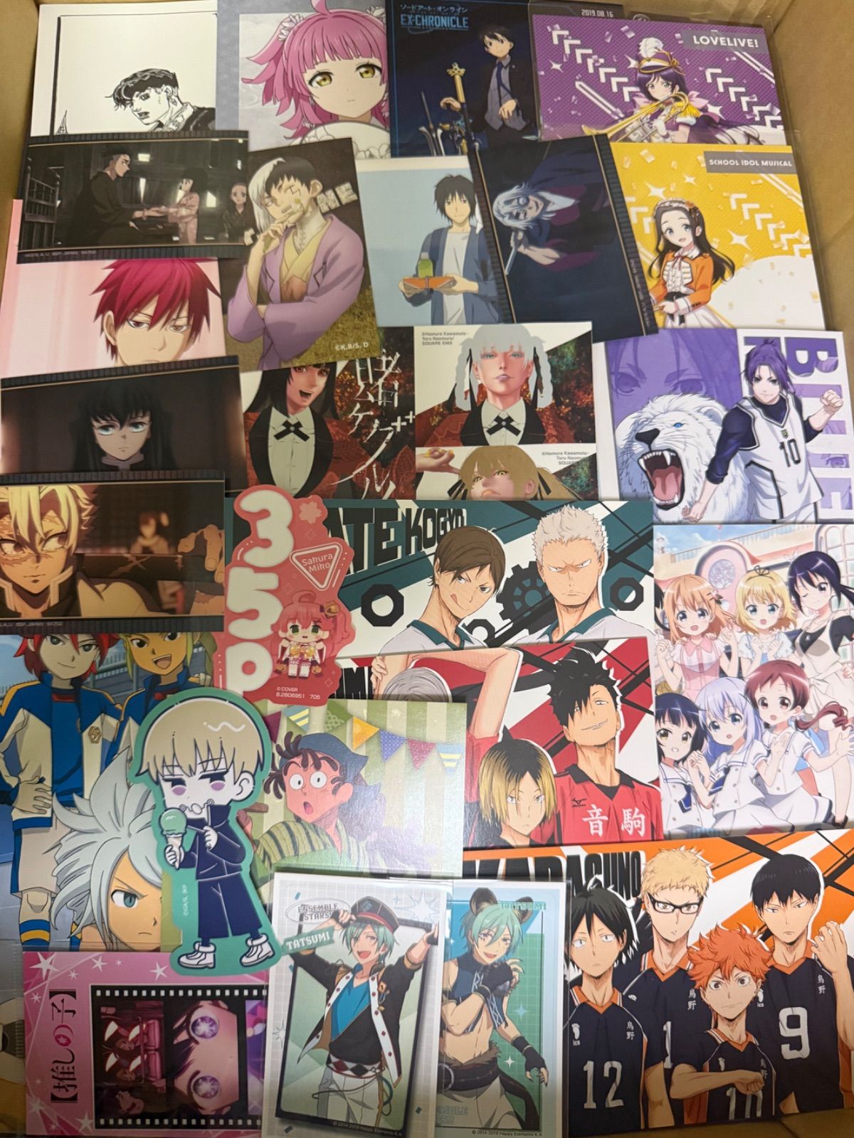 紙類 アニメ ゲーム まとめ売り 大量 コースター ポストカード