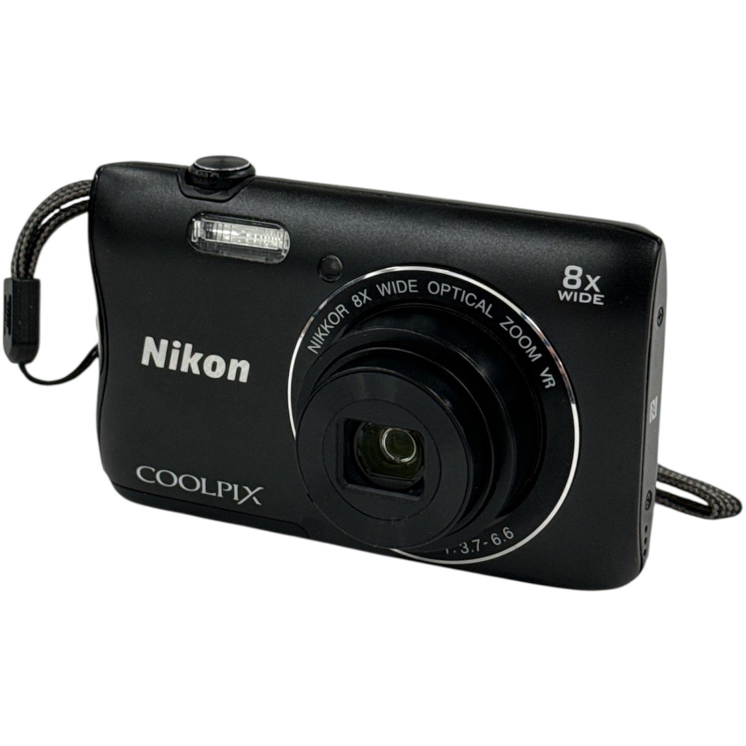 CH17 ニコン Nikon COOLPIX S3700 デジカメ ブラック 稼働品 光学8倍