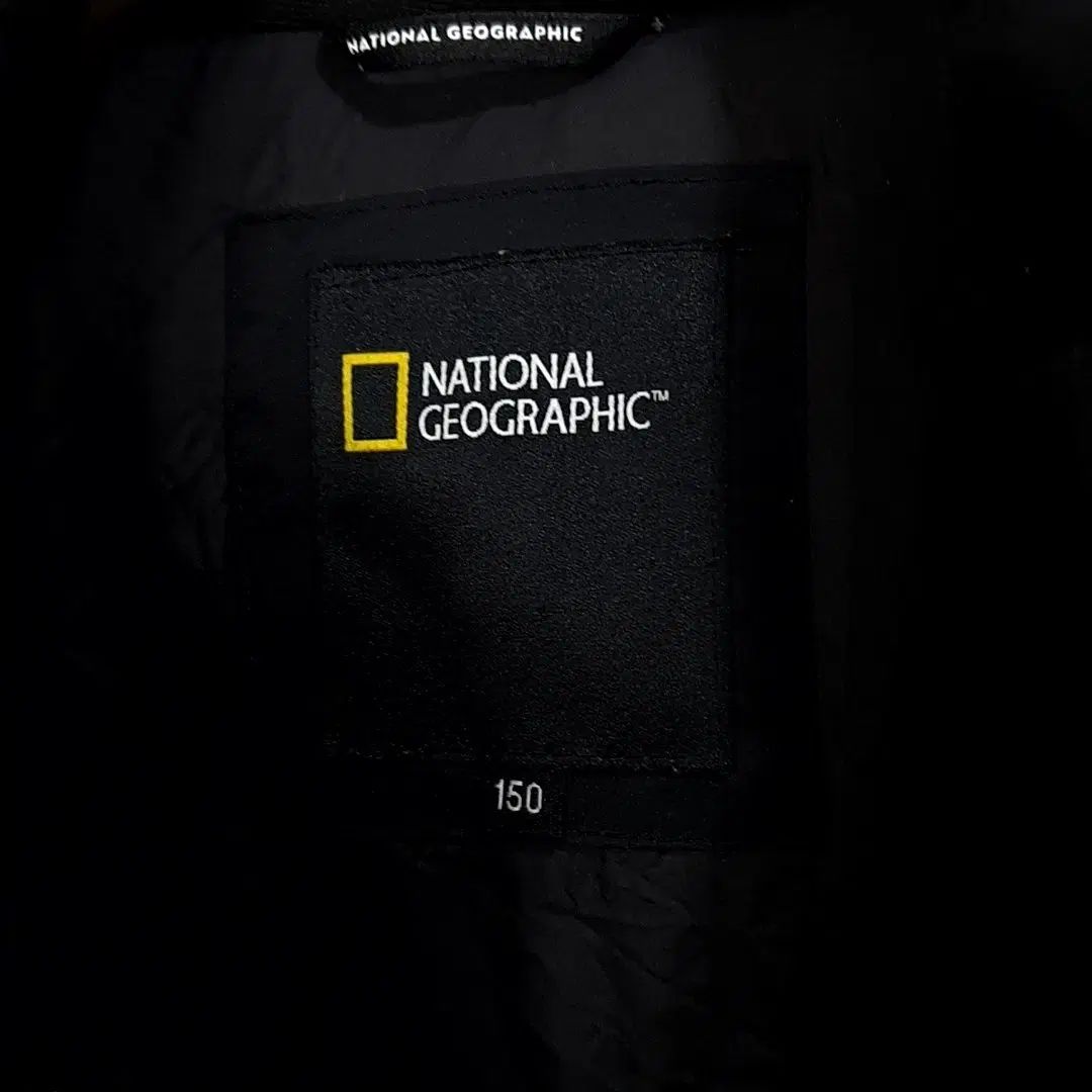 150 ナショナルジオグラフィック ブラック ダウンジャケット ロング丈 キッズ その他 ジャケット ブルゾン