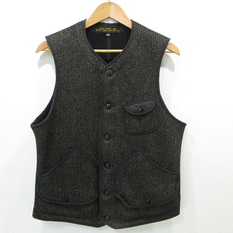 フリーホイーラーズ BUBO SPORT TOGS ハンティングベスト ブラック サイズ 40 101