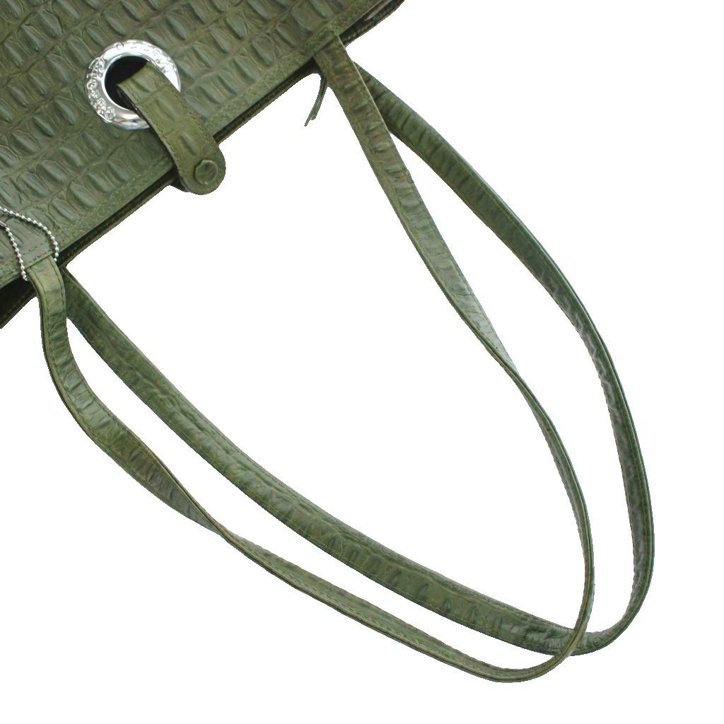 メゾジョルノ Mezzo Giorno クロコダイル レザー トートバッグ ワン