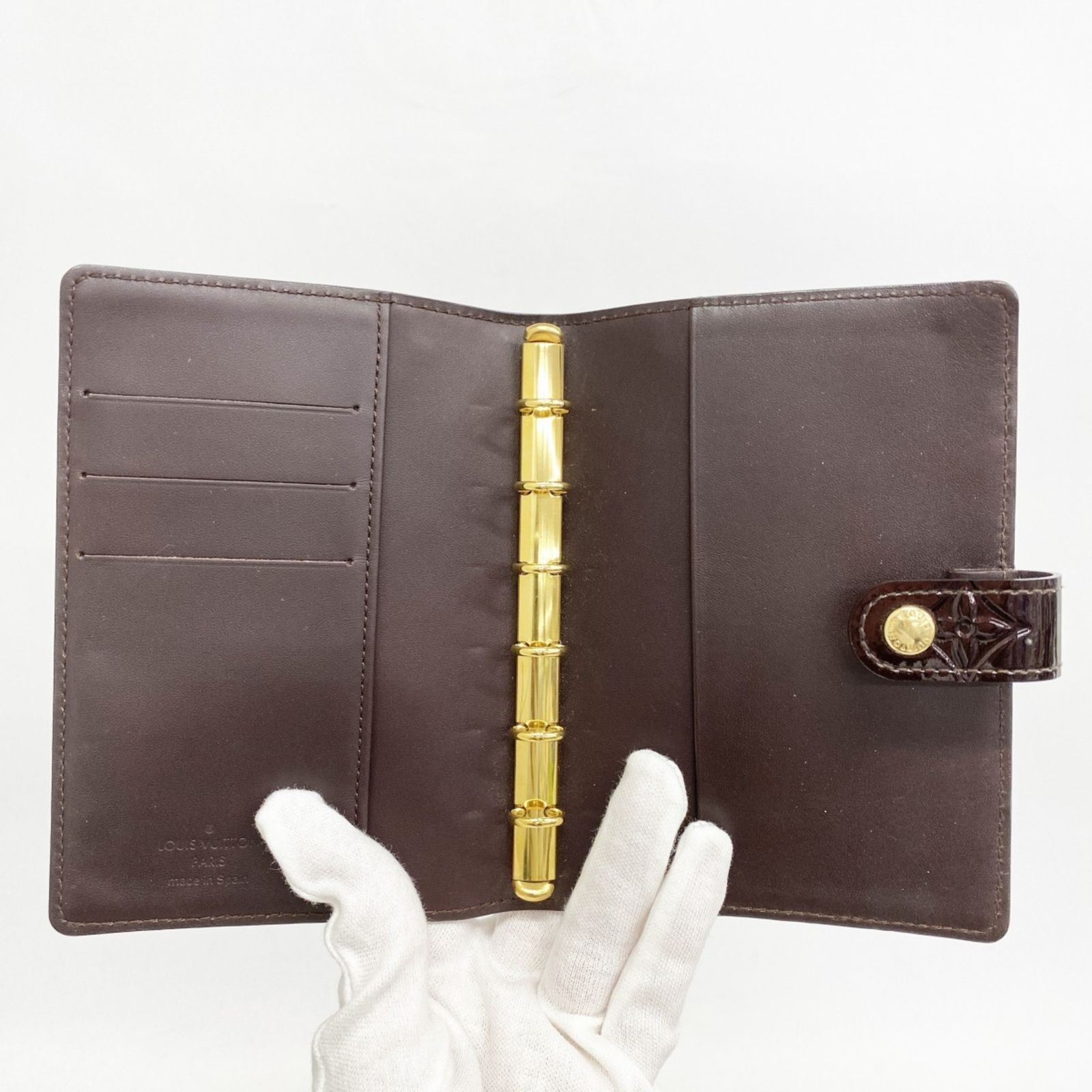 ルイ・ヴィトン(Louis Vuitton) ルイ・ヴィトン 手帳カバー ヴェルニ