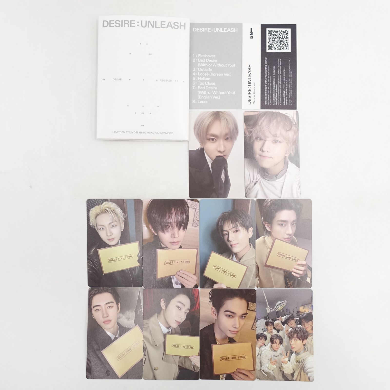 ENHYPEN ジョンウォン DESIRE:UNLEASH weverse album 封入 トレカ