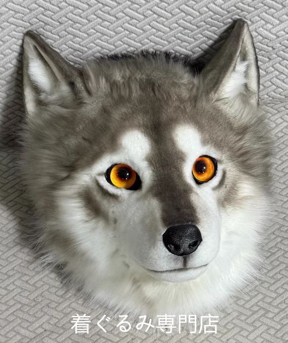 リアル 犬 ファースーツ マスク 着ぐるみセット ケモノ 全頭ヘッド ぬいぐるみ コスプレ コスチューム