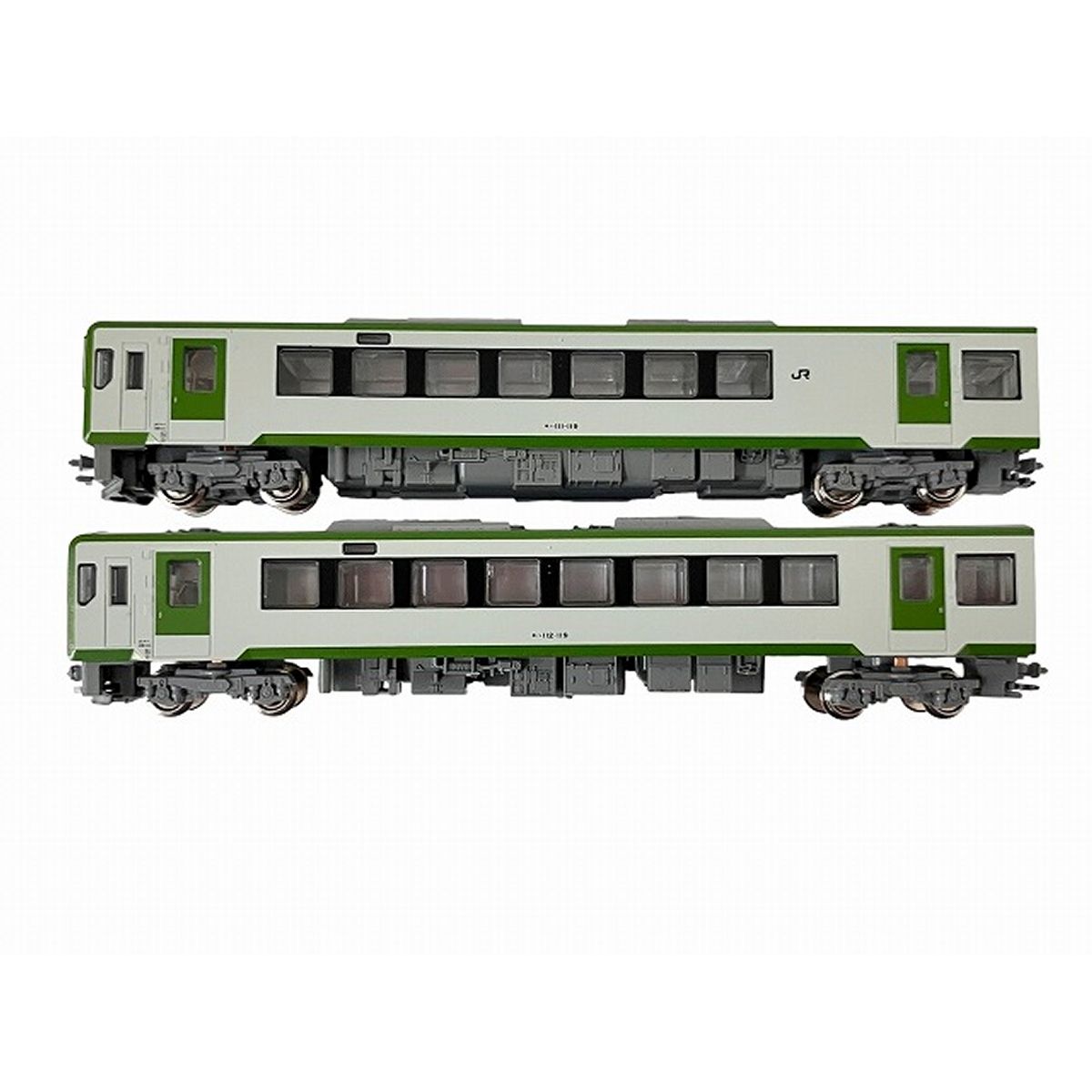 美品KATO 6044 6043 キハ110 モーター付き 2両セット室内灯有 KATO 6043 6044 キハ110-100 2両セット 動力車 ライト確認済 鉄道模型
