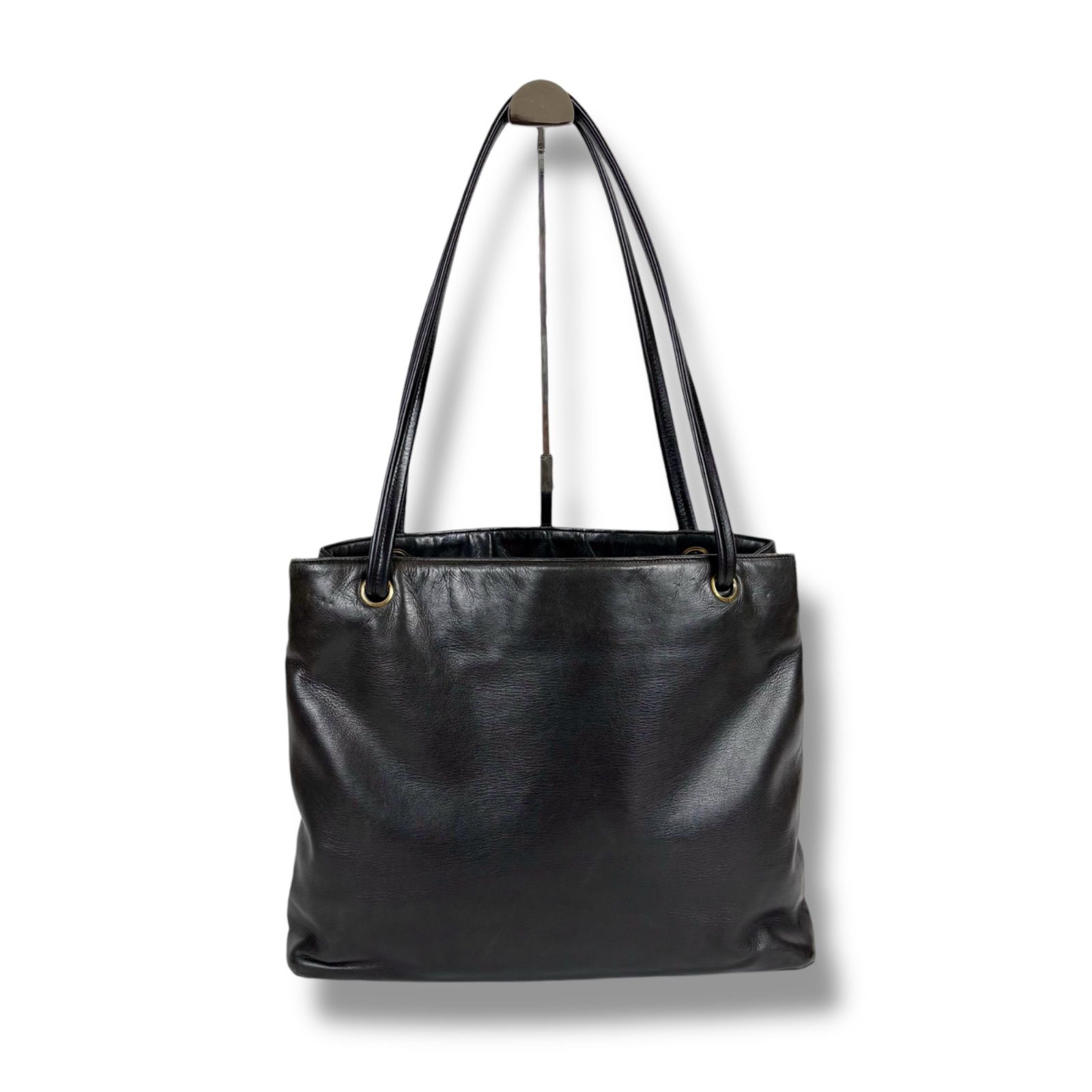 シャネル CHANEL デカココ ラムスキン トートバッグ ココマーク