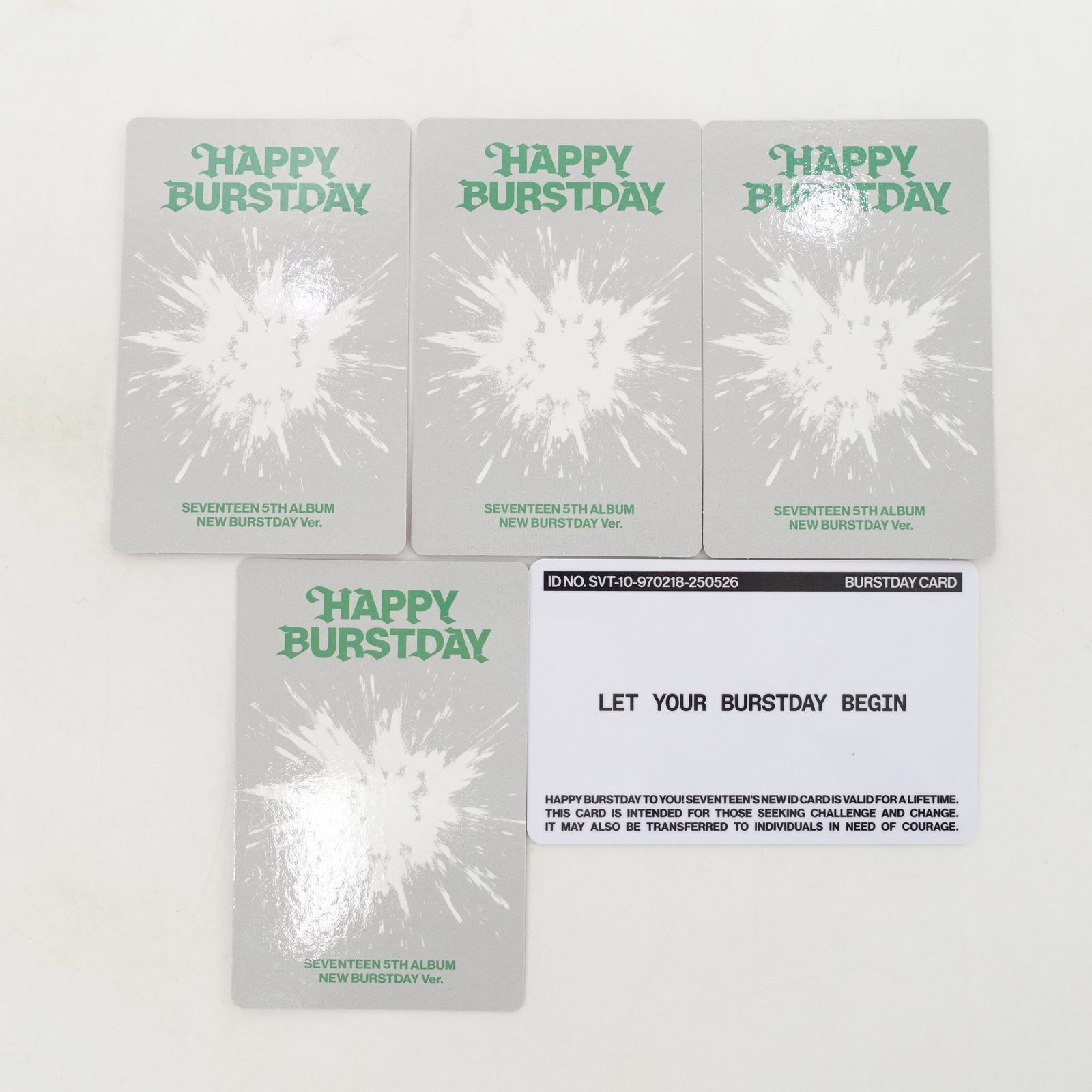 SEVENTEEN HAPPY BURSTDAY B&N ドギョム SEVENTEEN ドギョム HAPPY BURSTDAY ver.3 NEW BURST ver. 封入 id