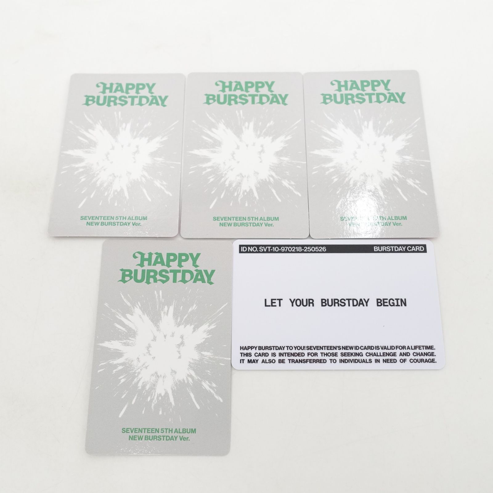 SEVENTEEN ドギョム HAPPY BURSTDAY ver.3 NEW BURST ver. 封入 id