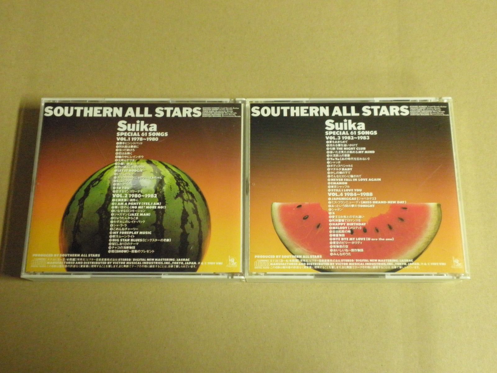 2点セット】サザンオールスターズ『すいか①VOL.1~2』『②VOL.3～4