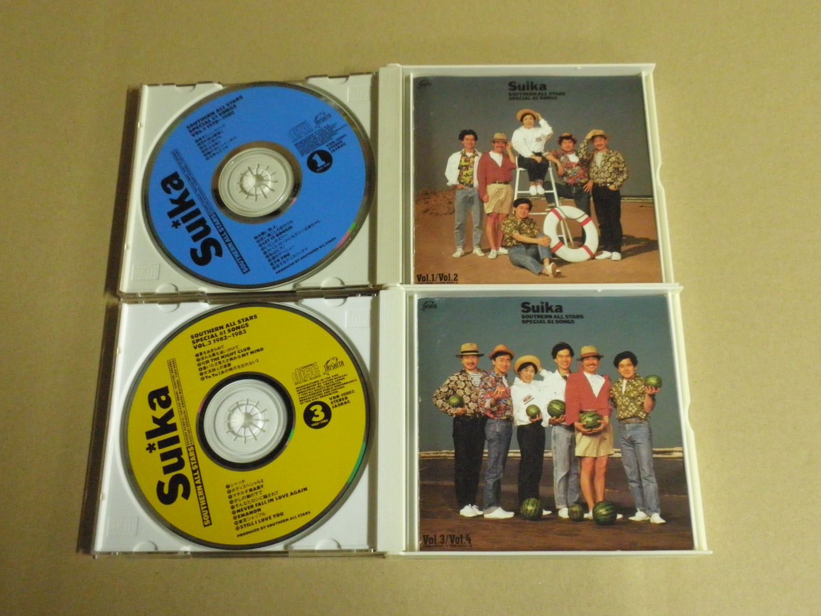 2点セット】サザンオールスターズ『すいか①VOL.1~2』『②VOL.3～4』