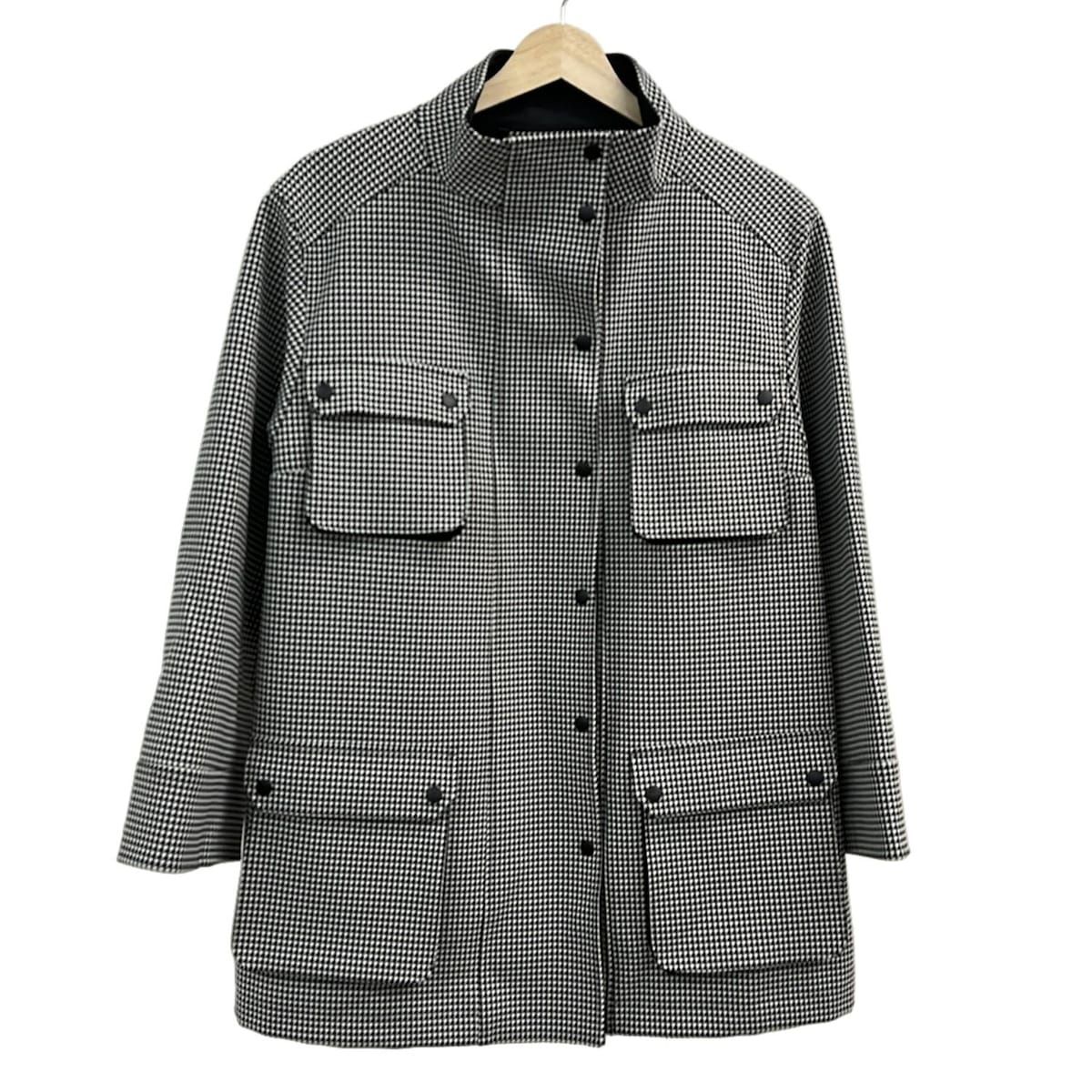 TAE ASHIDA(タエアシダ) 最高 コート サイズS レディース美品 - 黒×白  