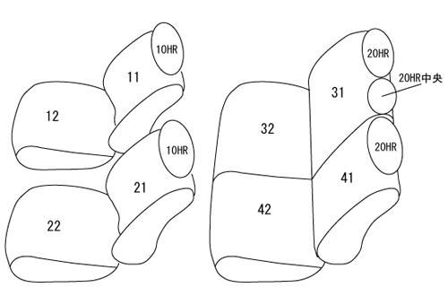 Clazzio クラッツィオ シートカバー VINTAGE ヴィンテージ ジャスティ M900F H28/11～R2/9 ET-1161