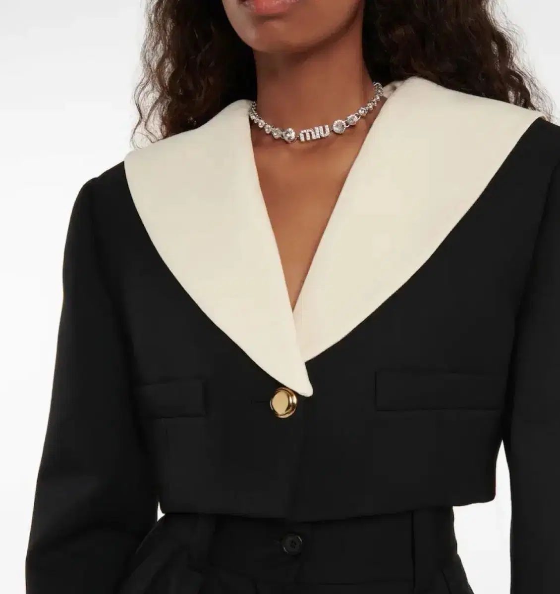 ミュウミュウ セーラー カラ クロップド ジャケット - メルカリ