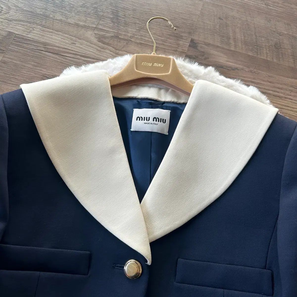 ミュウミュウ セーラー カラ クロップド ジャケット - メルカリ