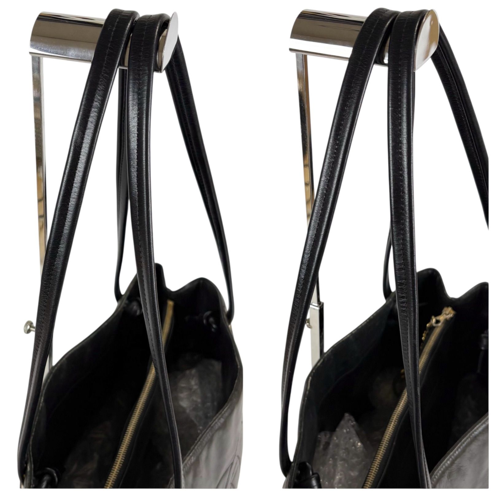 シャネル CHANEL デカココ ラムスキン トートバッグ ココマーク 