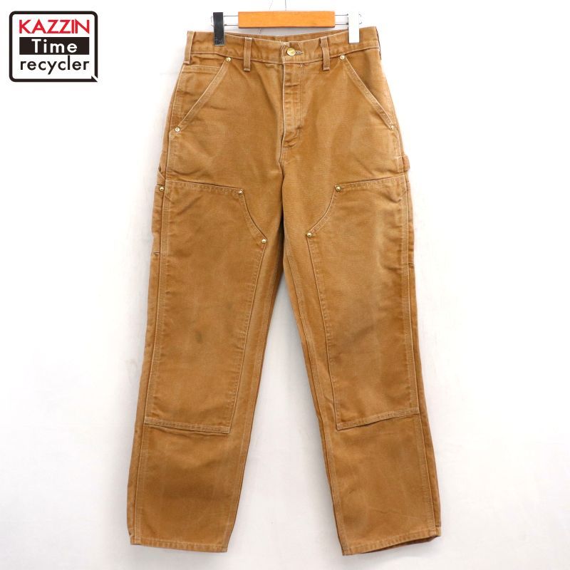 00s USA製 Carhartt ダック ダブルニー ペインターパンツ メンズ 表記