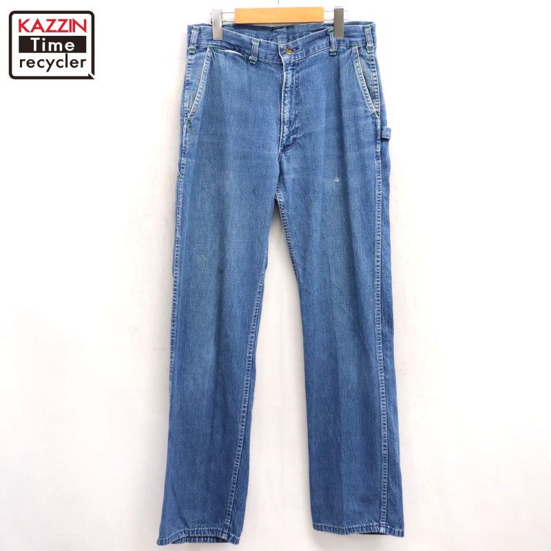 70 s OSHKOSH デニム ペインターパンツ メンズ M Lサイズ相当