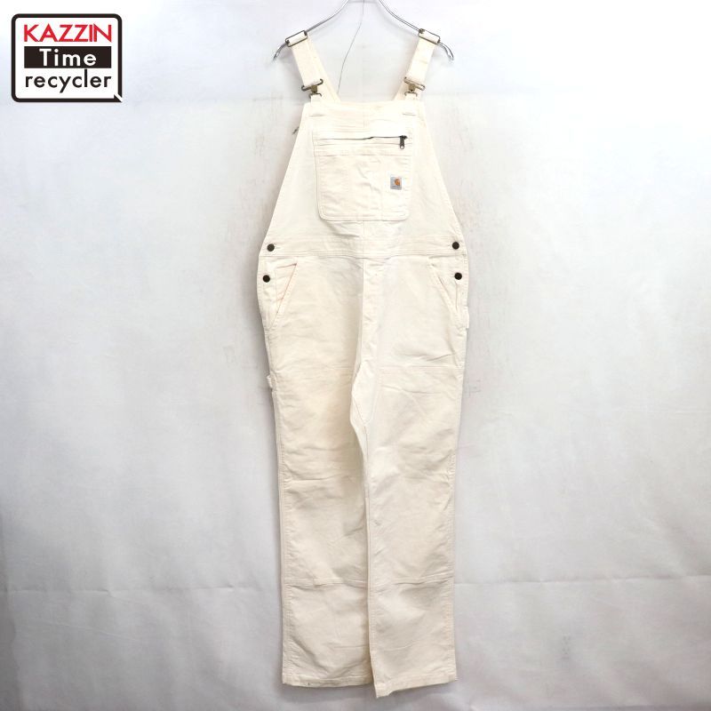 00s Carhartt ダック ダブルニー オーバーオール メンズ 表記L（12－14