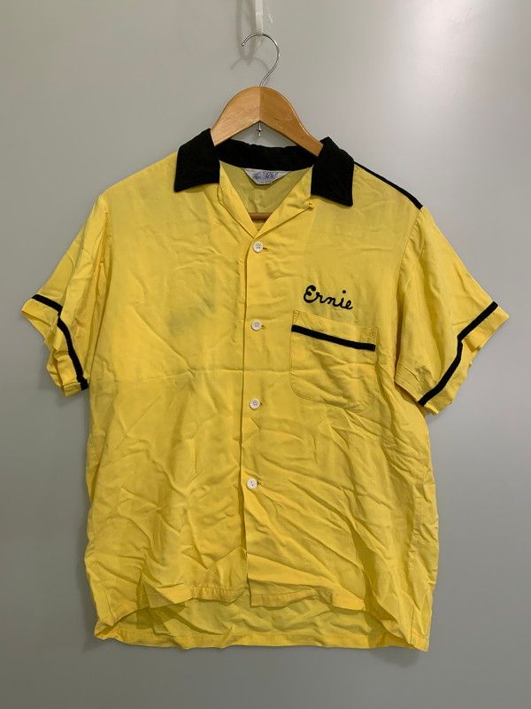 品 The 300 ザ スリーハンドレッド 60 s RAYON BOWLING SHIRT VINTAGE 60年代 ショートスリーブ レーヨン ボーリングシャツ 半袖 トップス ヴィンテージ 146-251201-kk-18-min