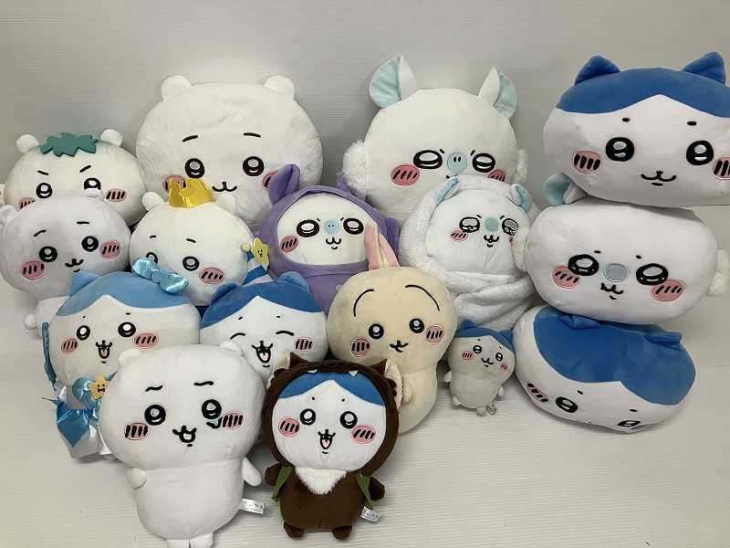 ◇ 【ジャンク品】 16点 まとめ商品 ちいかわ ぬいぐるみ ハチワレ