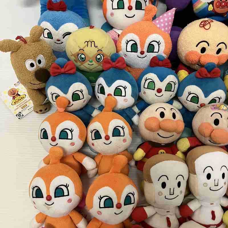 アンパンマン　ぬいぐるみ　まとめ売り　ジャンク品 ◇ 【ジャンク品】 約65点 まとめ商品 アンパンマン プリちぃビーンズ