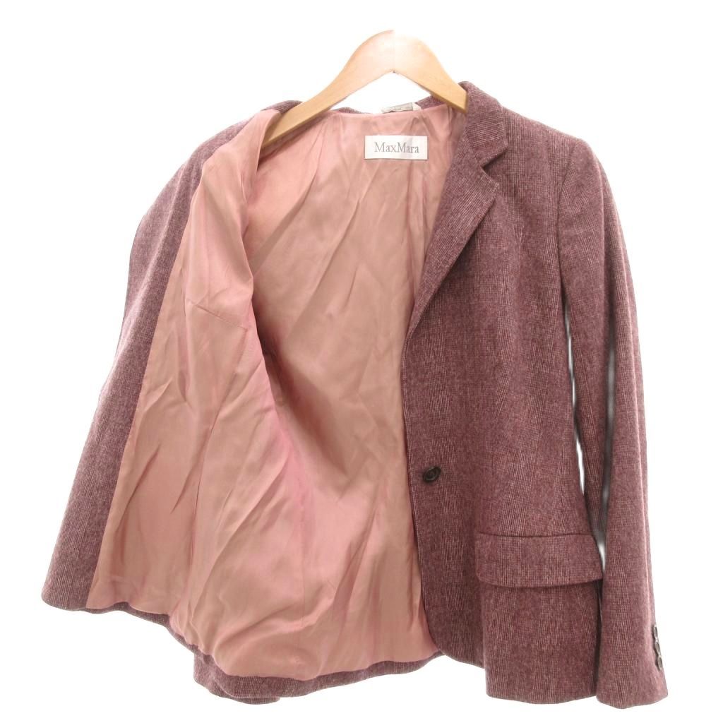 マックスマーラ MAX MARA 白タグ テーラードジャケット 総裏地