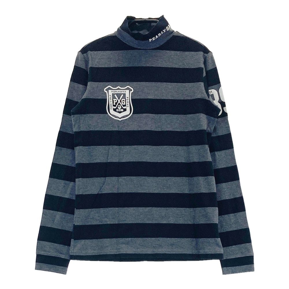 サイズ：1 PEARLY GATES パーリーゲイツ ハイネック長袖Tシャツ